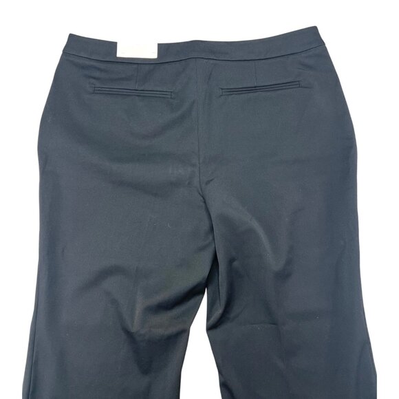 Chicos Womens So Slimming Black Trousers Mid-Rise Straight Fit Size 16P 3P - Picture 8 of 12